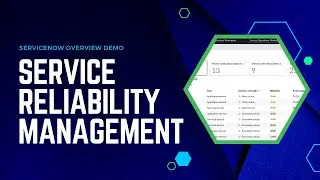 ServiceNow Service Reliability Management - Overview Demo