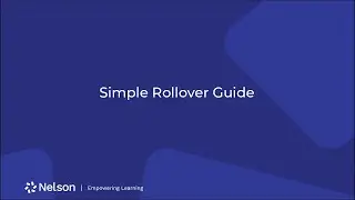eCollection: Rollover Guide