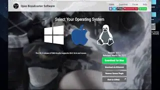 How to install open broadcaster software on MAC 2017
