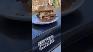 Smashburgers on the Weber Slate Griddle  //  