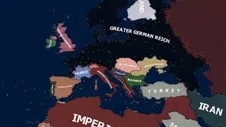 Super Axis vs Allies | Hoi4 Timelapse