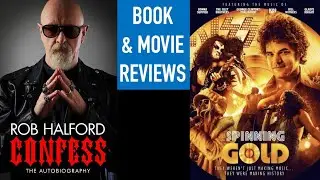 Rob Halford's Confess book review & Spinning Gold movie review