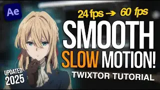 Beginner's Twixtor Tutorial (& velocity) |After Effects AMV Tutorial |(+ Free Project File)