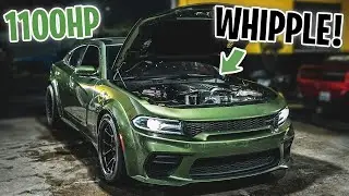 1100HP Whipple Redeye Hellcat Hard STREET PULLS!!