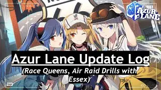 Air Raid Drills With Essex Patch Notes Overview (& My Auto Fleet For EX) | Azur Lane