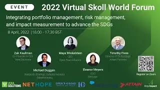 Vera Solutions' session at the 2022 Skoll World Forum Ecosystem Day