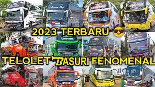 KOMPILASI MACAM-MACAM TELOLET BASURI 2023  BUS ARTIS FENOMENAL! Berbagai nada & modul V1, V2, V3