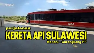 Perjalanan Kereta Api Sulawesi 2024 | travel @dronxi