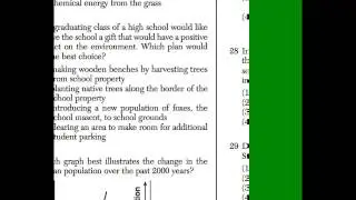 Question 24 Positive Impact of Trees January 2014 Living Environment Regents Exam