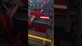 Hydraulic shears for continuous casting billets, replacing flame cutting system  #steelcasting #ccm