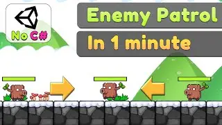 Make Enemy Patrol from Path to Path - Unity Visual Scripting Plus