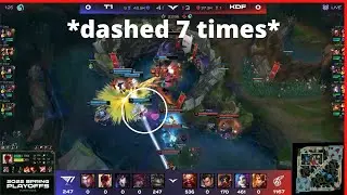 Faker carrying a fight on Ahri