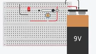 LDR- Fotoresistor - Circuito Analógico