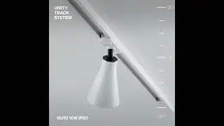 Трековый однофазный светильник на штанге Maytoni Track lamps 2 TR022-1-GU10-W