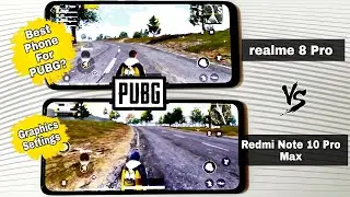 realme 8 Pro vs redmi note 10 Pro Max PUBG Test