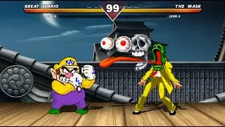 WARIO VS THE MASK—HIGH LEVEL INTENSE FIGHTING!