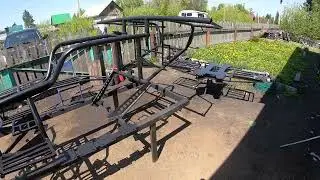 Покраска рамы квадроцикла для дальнейшей сборки в чистовую