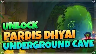 How to Unlock Pardis Dhyai Underground Cave Puzzle | Sumeru Puzzle | Genshin Impact 3.0