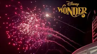 Disney Wonder - Disney Ever After Fireworks - Disney Cruise Line