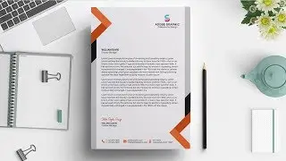 Business Letterhead Design - Photoshop Tutorial