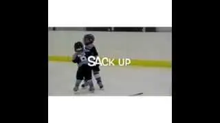 Брутальная хоккейная драка