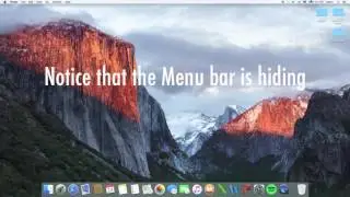 Hide and Show Apple Menu Bar Tutorial