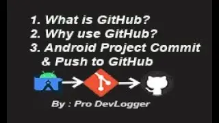 Upload Android studio project to GitHub in Hindi