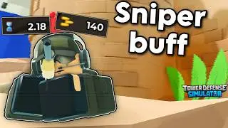 Solo Frost Mode Triumph with Rebalanced Sniper | Roblox TDS