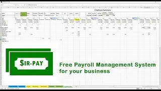 SIR-PAY | A Payroll/HR Management System based on MS Excel
