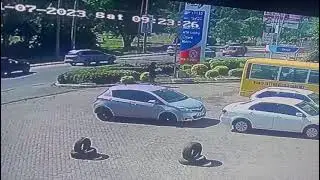 Caught on camera || Phone snatchers at Kenyan Petrol Station Part 2|| CCTV Footage