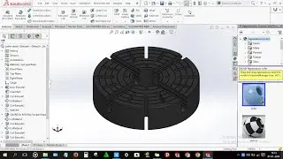 How to design Lathe chuck in solidworks