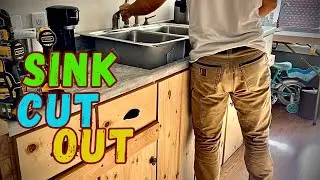 How to set a sink in a countertop
