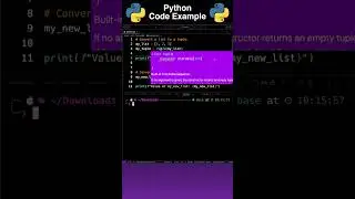 How To Convert a List to a Tuple Using Python 