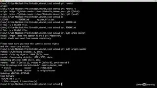 04   Git operations demonstration Git push and pull