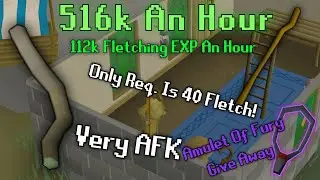 OSRS Money Making Method - 516K An/H + 112K Fletching EXP - Cuttin Twigs