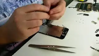 Быстрая замена дисплейного модуля iphone 7