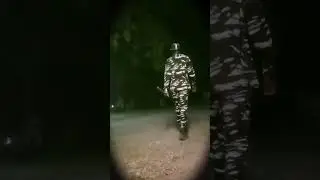 Night Gaurd Duty CRPF 🫡 #crpf #army #crpf #crpfstatus #motivation #police #cobra #night #viral