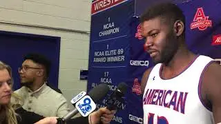PL Conf Quarters: Bucknell 64, AU 59 - Yilret Yiljep (YY) Postgame