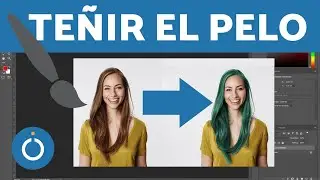 CAMBIAR el color del CABELLO en PHOTOSHOP / Cambio de pelo con Ps CS6