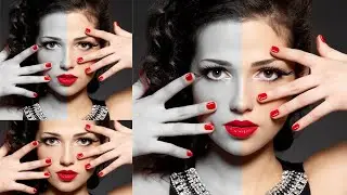 How to easily Color Isolate Red in a Photo | Color Splash Effect For Beginners | Black & White Color