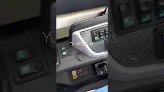 Yutong bus. Кнопка краткосрочного тормоза 