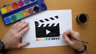 clapperboard - colorful days