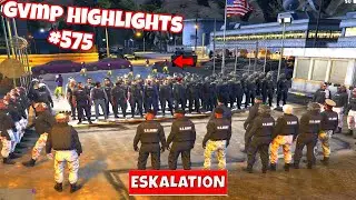 DAS FORT ZANCUDO WIRD GESTÜRMT IN GTA 5 RP?!😱🤬| WÜRFELPARK ESKALIERT!😱| GVMP HIGHLIGHTS #575