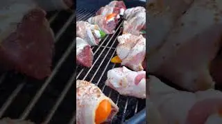 Backstraps Baby! 😋 Bacon Wrapped Grilled Venison on the Weber