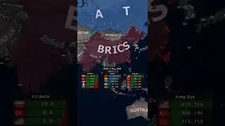 NATO vs BRICS: World War 3 | HOI4 Timelapse