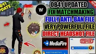 OB41 _ Auto headshot config file free fire aimbot aimlock _ Headshot config file free fire max