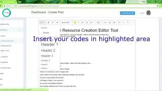 Insert CodeView - Ourcoaching.com Editor tutorials