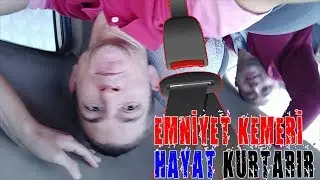 Arabayla 4 Takla Atıp Ufak Sıyrıklarla Kurtulduk - Emniyet Kemeri Can Kurtarır