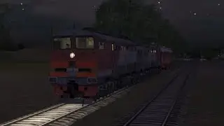 Тепловоз 2тэ10м с дефектоскопом (Trainz Simulator 2012 Android)