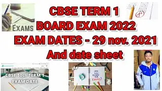 CBSE term 1, class 10 -  exam date - 29 th november 2020 , and date sheet . Please subscribe channel